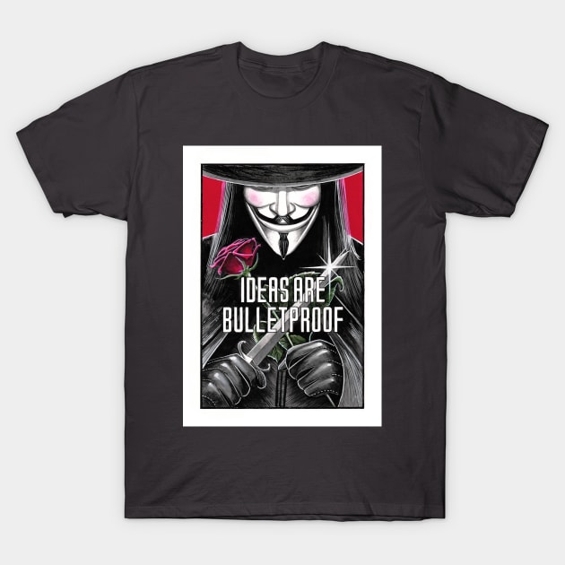 V for Vendetta - Inktober 2020 T-Shirt by Jomeeo